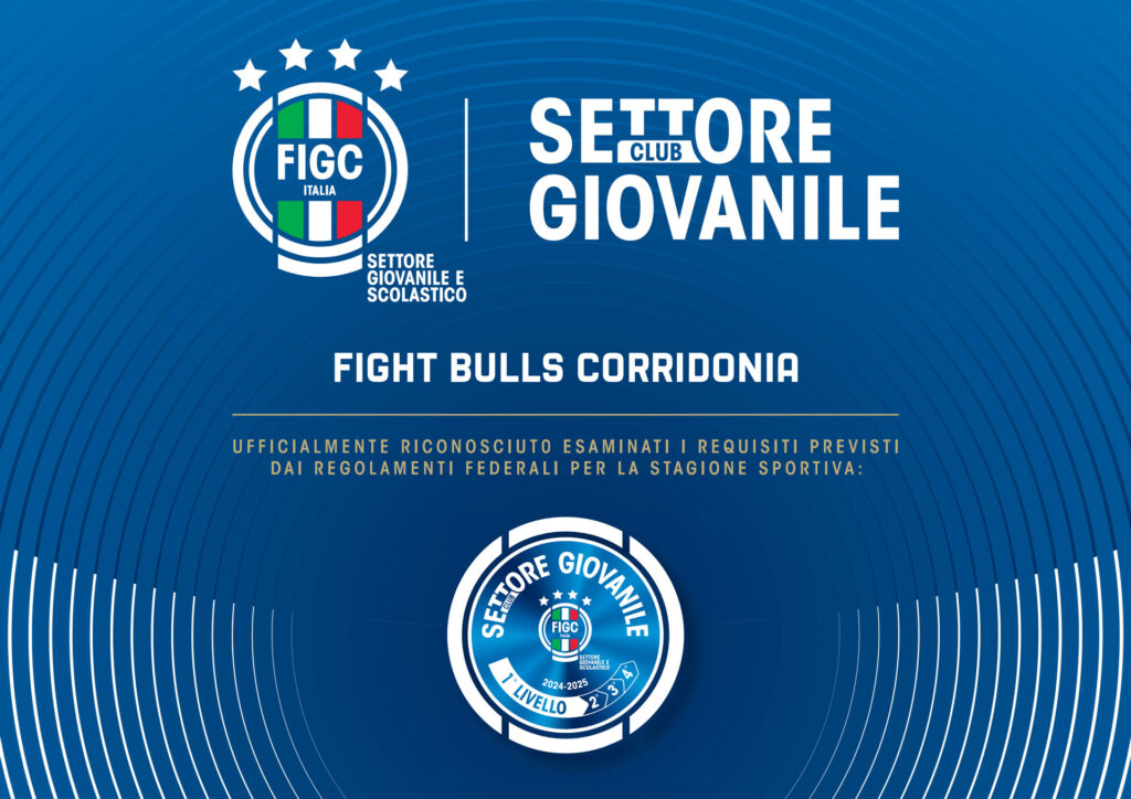 Attestato FIGC-SGS 1° Livello 24/25